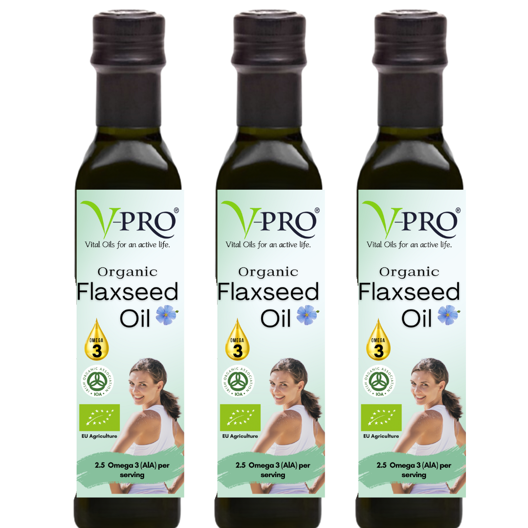 V-PRO ORGANIC FLAXSEED OIL -1 x 250 Mls